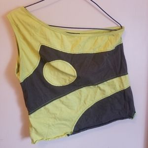 UV reactive festival top • Pixie Off Shoulder Crop  • Shaman